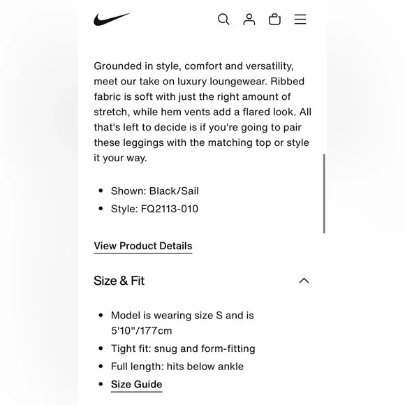 Nike Sportswear Chill Knit Women's Tight Mini-Rib Flared Leggings - Picture 8 of 8